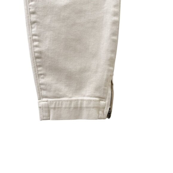 Kut From The Kloth Reese Ankle Zip Straight Leg Stretch White Pants Women Size 0 - Picture 5 of 14